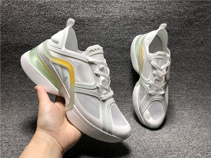 Women Nike Air Max 270 Grey Yellow Shoes